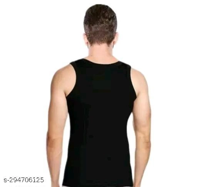 Cotton Vests for Men (Red & Black, XS) (Pack of 2)