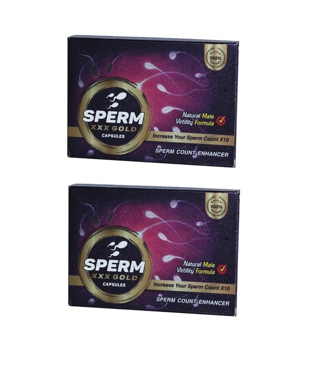 Sperm XXX Gold 10 Pcs Capsules (Pack of 2)