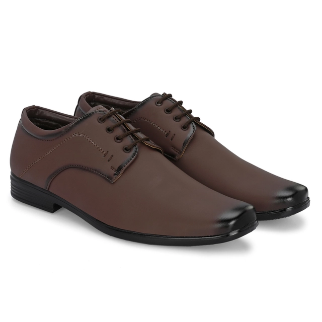 Formal Shoes for Men (Brown, 6)