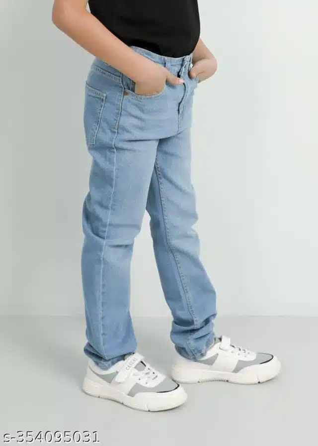 Jeans for Boys (Light Blue, 8-9 Years)