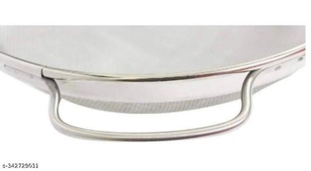 Stainless Steel Food Strainer (Silver, 8)