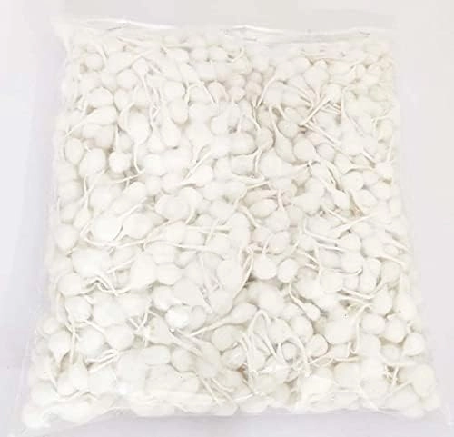 Cotton Round Shape Wicks (White, Pack of 1000)