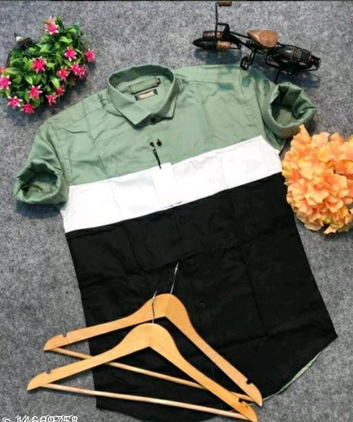 दी लुगाई फैशन कॉटन फैब्रिक प्रिंटेड शर्ट फॉर मेंस (मल्टीकलर, XL) (TLF-471)