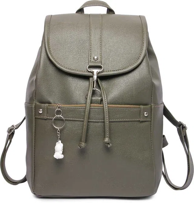 Latest Trending Backpack For Womens (Green) (A-7)