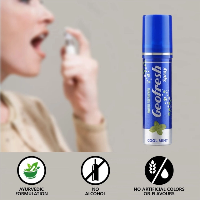 Geofresh Cool Mint Spray Breath Freshener (15 g)