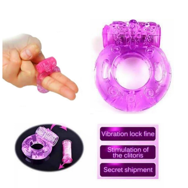 Silicone Vibrator Ring for Extra Pleasure (Multicolor, Pack of 1)