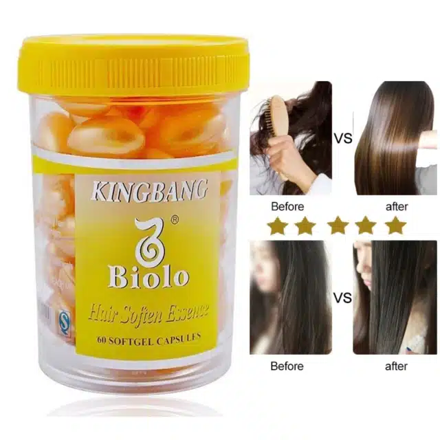 Vitamin E Hair Softner Gel 60 Pcs Capsule (60 ml)