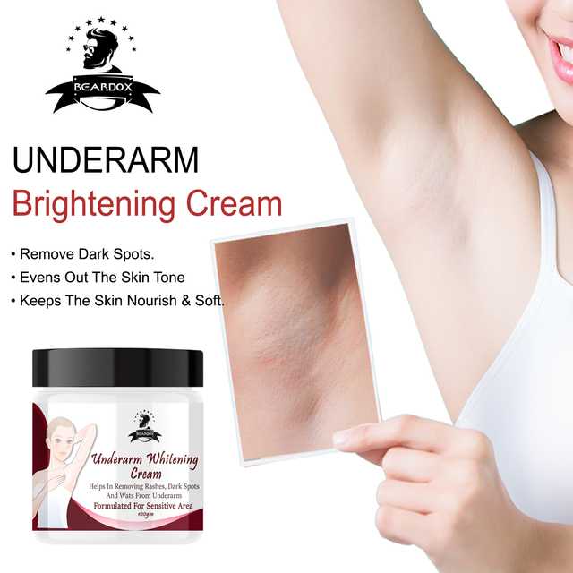 Beardox 100% Effective Underarm Crèam Removes Dark Spots, Evens Out Skin Tone & Nourishes Skin (100 g) (G-59)