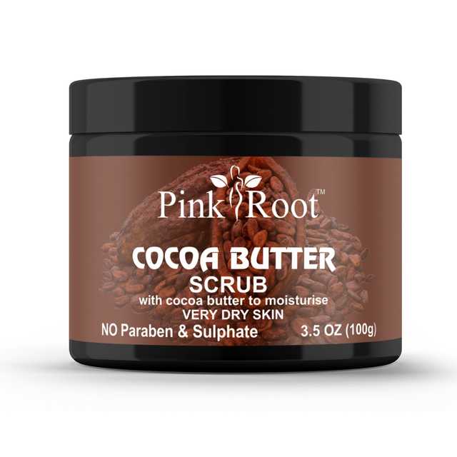 Pink Root Cocoa Butter Scrub (Pack Of 1, 100 g) (MI-181)