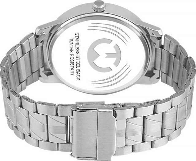 Analog Watch for Men (Silver)