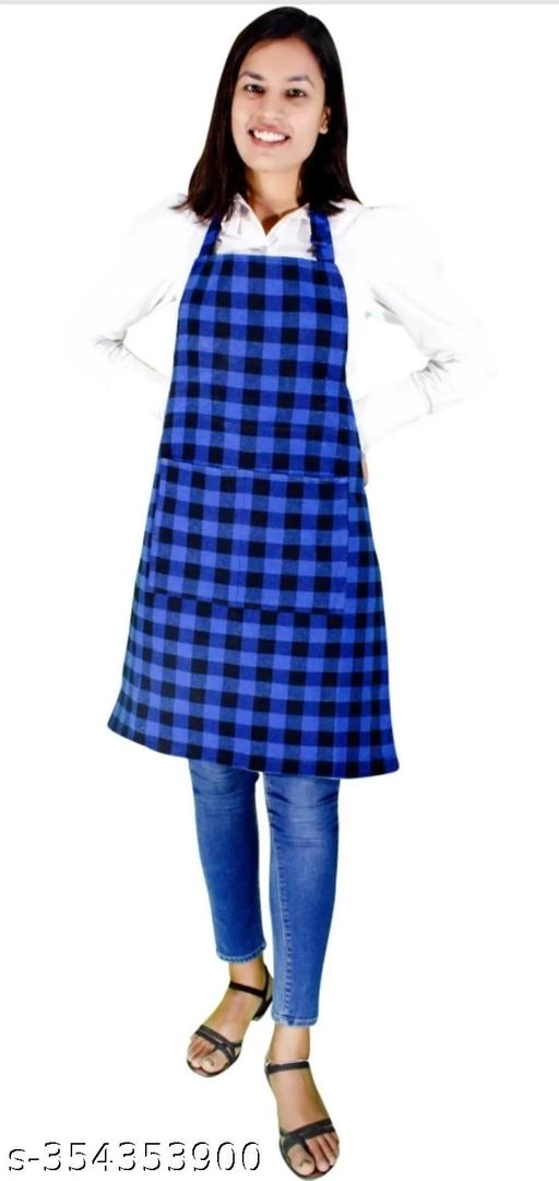 Cotton Apron for Men & Women (Blue)