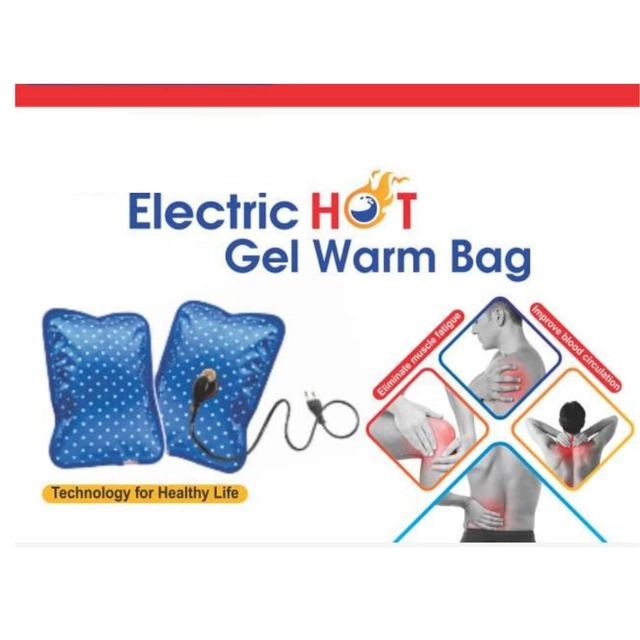 Silicone Electric Hot Gel Bag (Multicolor)