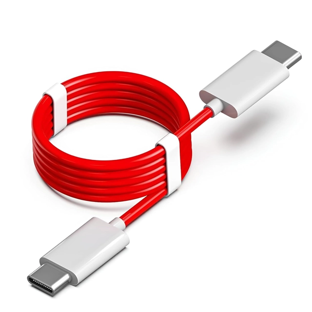 Type-C To USB C Charging Cable (Red & White)