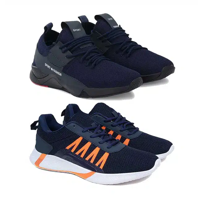 Shoes with Sports shoes for Men (Multicolor, 9) (Pack Of 2)