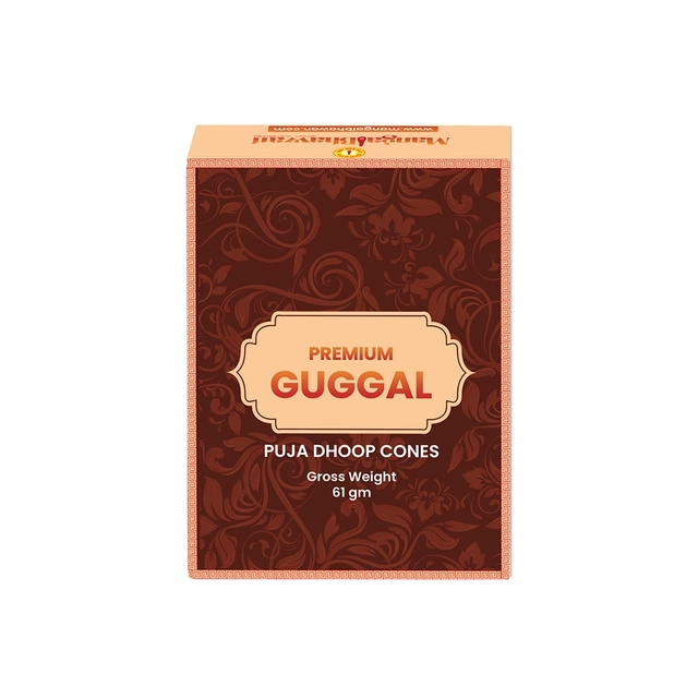 Mangal Bhavan Dry Dhoop Cone - Guggal (30 Cones)