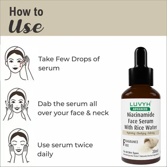 Luvyh Niacinamide Face Serum (30 ml)