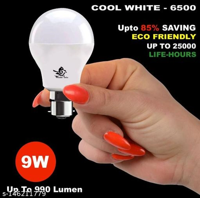 Newtal India LED Bulb (White, 9 W) (Pack of 5)