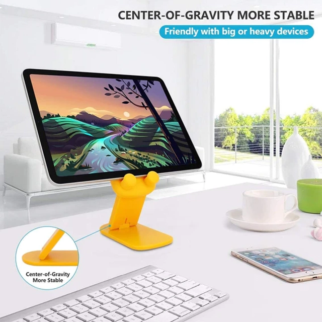 Plastic Foldable Mobile Stand (Multicolor)