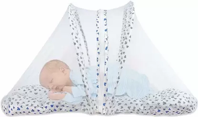 Cotton Infants Mosquito Net (Multicolor)