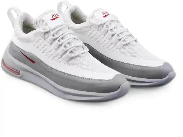 Casual Shoes for Men (White & Grey, 6)
