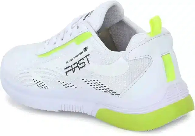 First Sports Shoes For Men (White, 6)