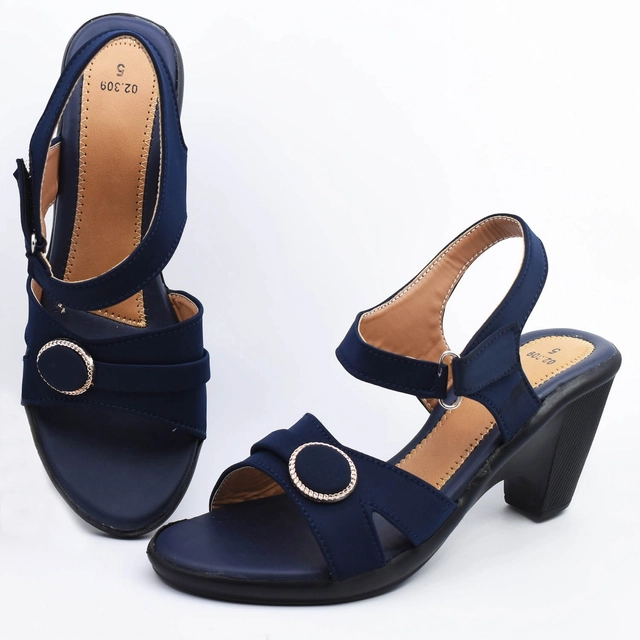 Sandals for Women (Navy Blue, 3)