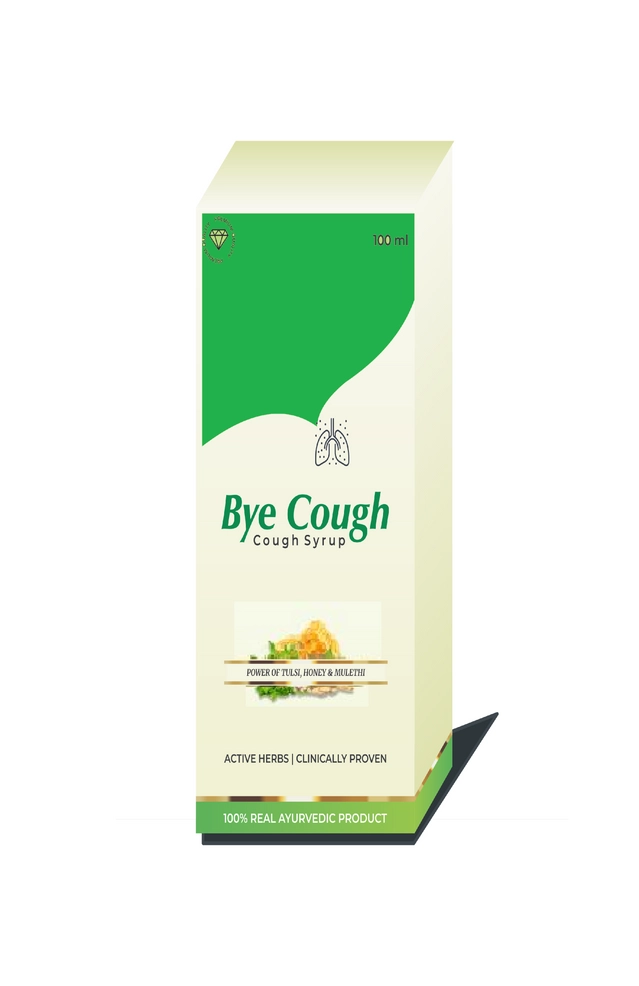 Ayurvedic Bye Cough Syrup (100 ml, Pack of 7)