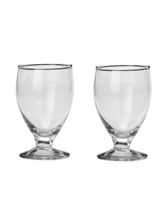 Wine Glass (Transparent, 100 ml) (Pack of 2)