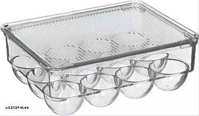 Acrylic Covered Egg Storage Box (Transparent)