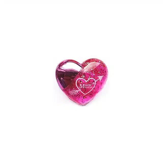 Heart Shaped Liquid Lip Gloss for Women (Multicolor)