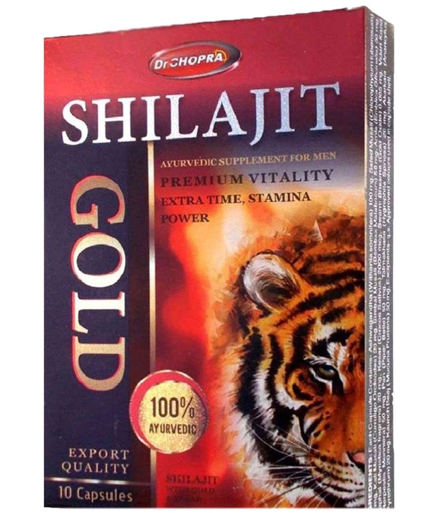 Dr Chopra Shilajit Gold 10 Pcs Capsules (Pack of 3)