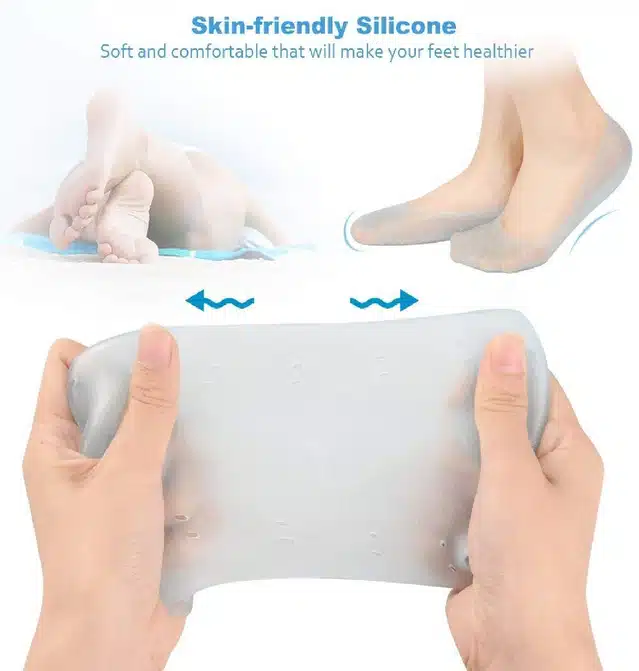 Silicone Gel Heel Socks (Assorted, Set of 1)