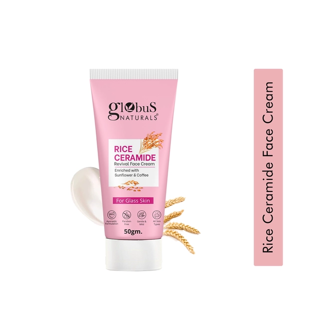 Globus Naturals Rice Ceramide Revival Face Cream (50 g)