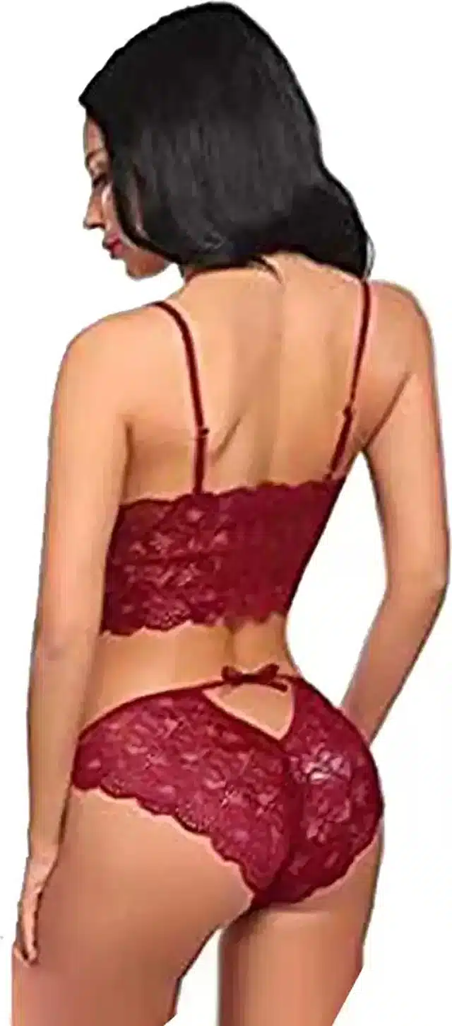 Women's Lingerie Set (Set of 1) (Red, 38) (AF-2)