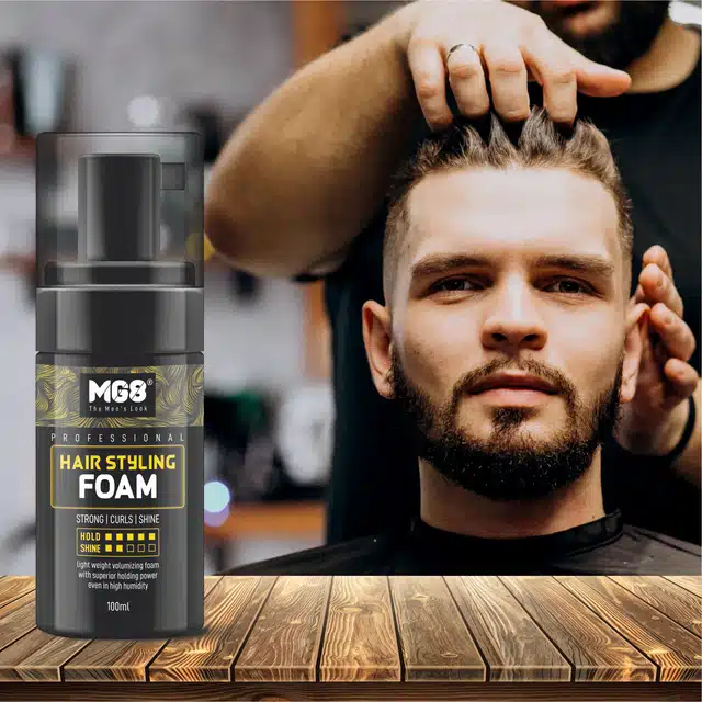 MG8 Professional Hair Styling Foam (100 ml)