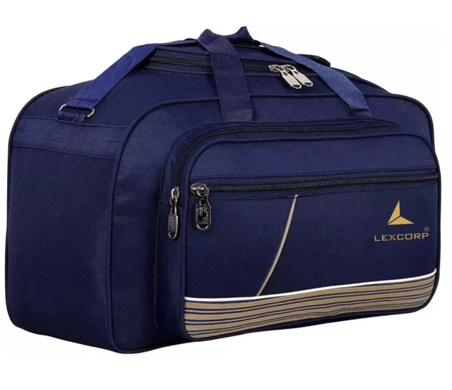 Polyester Duffel Bag (Navy Blue)