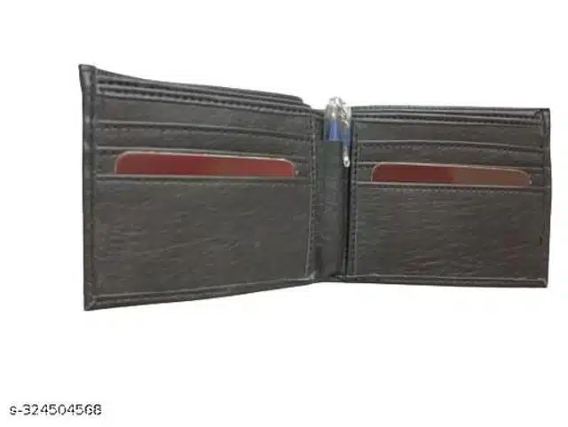 Leather Wallet for Men (Black)