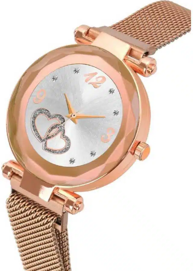 Analog Watches for Women (Rose Gold)
