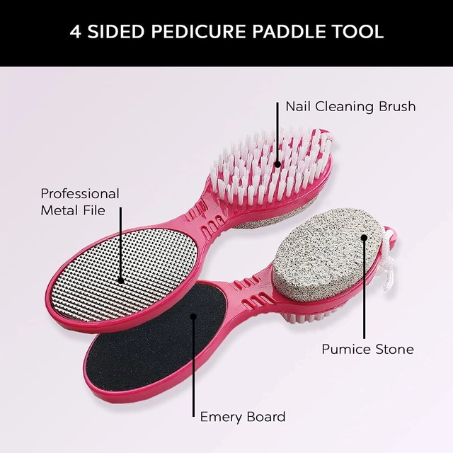 4-in-1 Multipurpose Foot Care Brush (Multicolor)