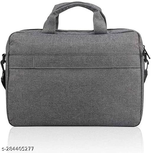 Canvas Laptop Bag for Men & Women (Grey, 35 L)