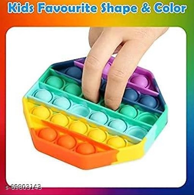 Silicone Fidget Toys for Kids (Multicolor, Pack of 2)