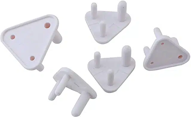 Electric Socket Plug Cover (Pack of 5, White)