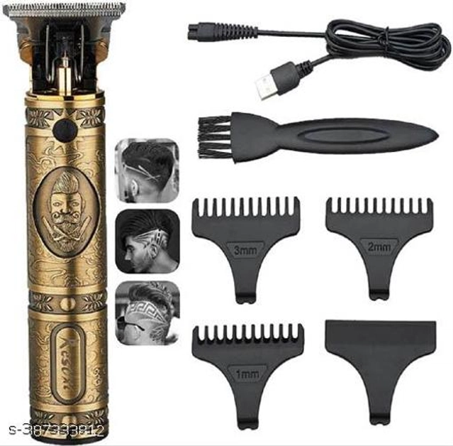 Metal Buddha Trimmer for Men (Gold)