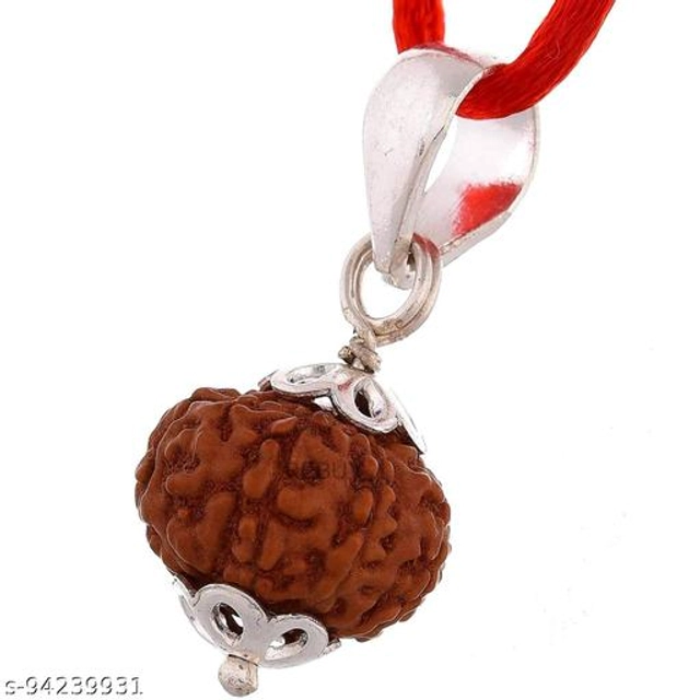 Certified 8 Mukhi Rudraksha Pendant (Brown)