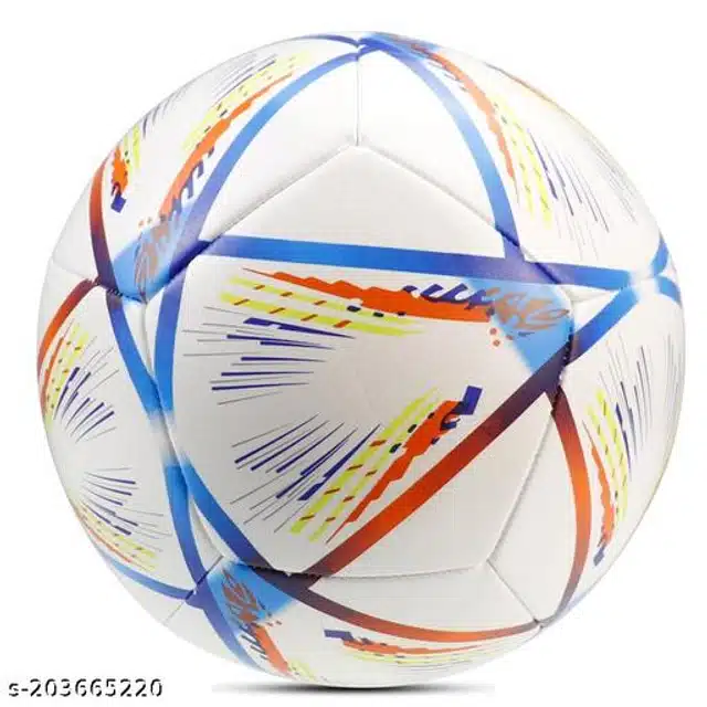 Rubber Football (Size 5, Blue)