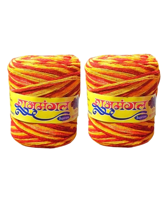 Cotton Kalava for Pooja (Multicolor, Pack of 2)