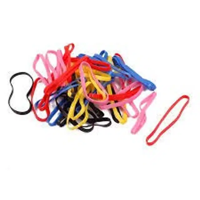Rubber Bands for Women & Girls (Multicolor, Pack of 40)