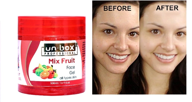 Un-box Professional Mix Fruit Face Gel (500 ml)