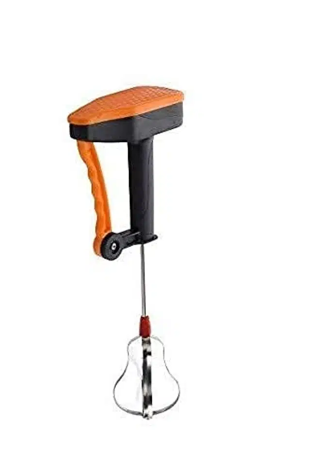 Handheld Blender (Orange & Black)