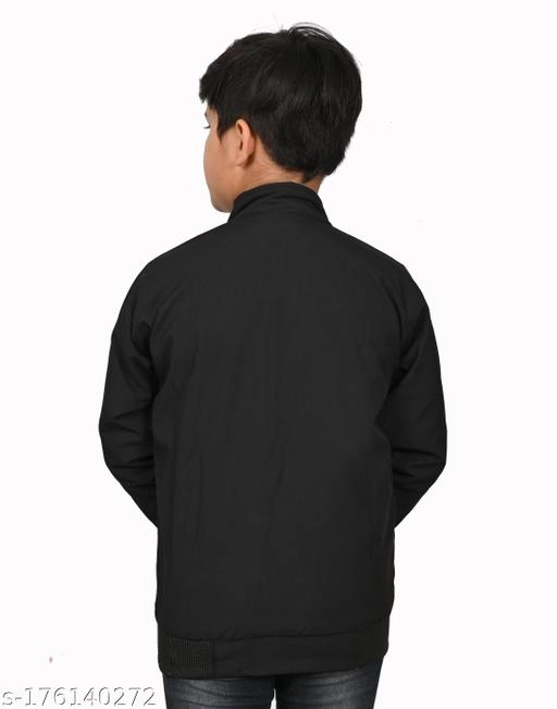 Jacket for Boys (Black, 3-4 Years)